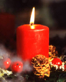 Kerze im Advent