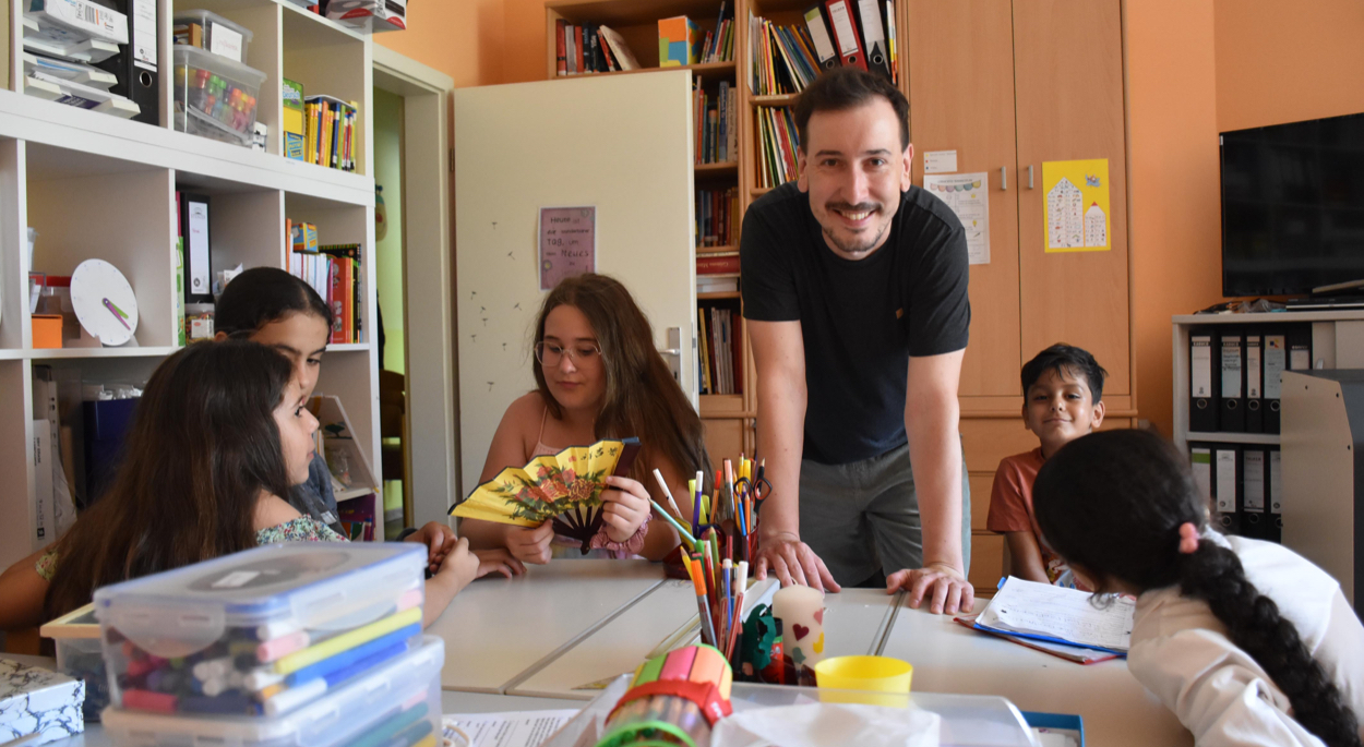 Hausaufgabenbetreuung im Stadtteilzentrum Löwenzahn
