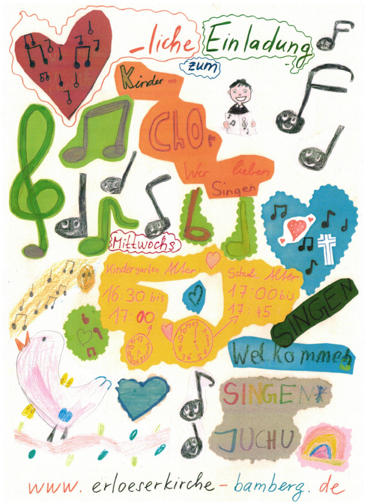 Plakat Kinderchor 2025