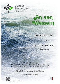Plakat Konzert An den Wassern