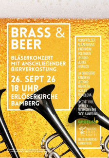 Plakat Beer & Brass
