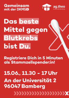 Plakat Das beste Mittel gegen Blutkrebs bist Du