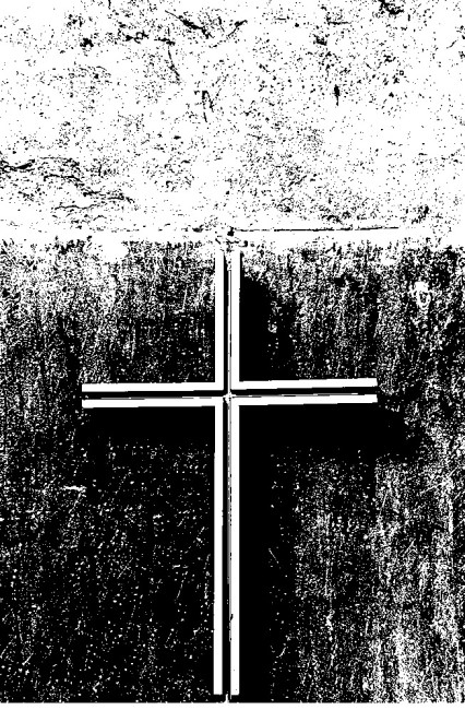 Holzkreuz (monochrom)